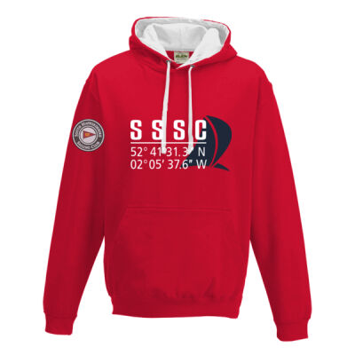  SSSC Adult Contrast Hoodie Blue Design Thumbnail