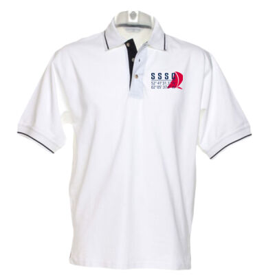  SSSC Mens White Polo  Thumbnail